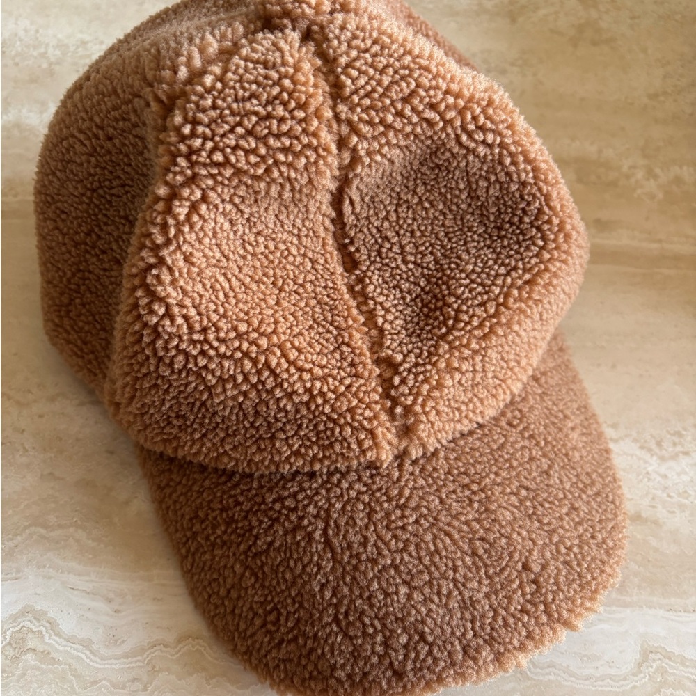 C C Cozy Brown Sherpa Cap